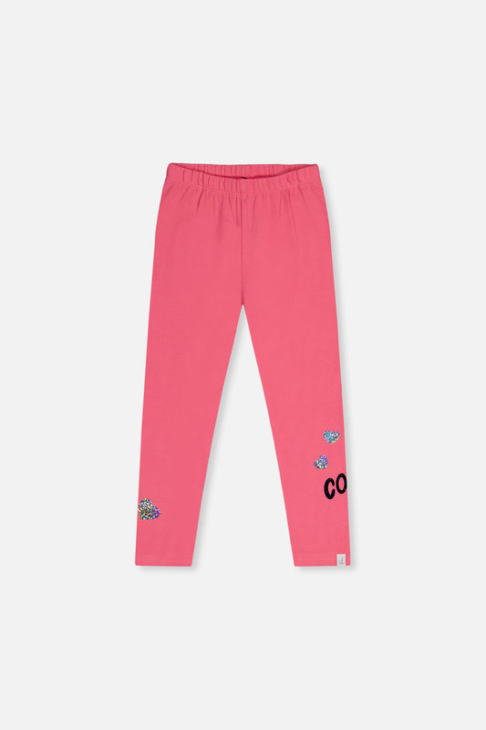 Organic Cotton Leggings Pink-0