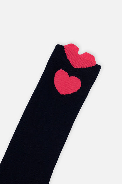 Socks (3 Pairs) Dark Blue, Pink And Beige-4