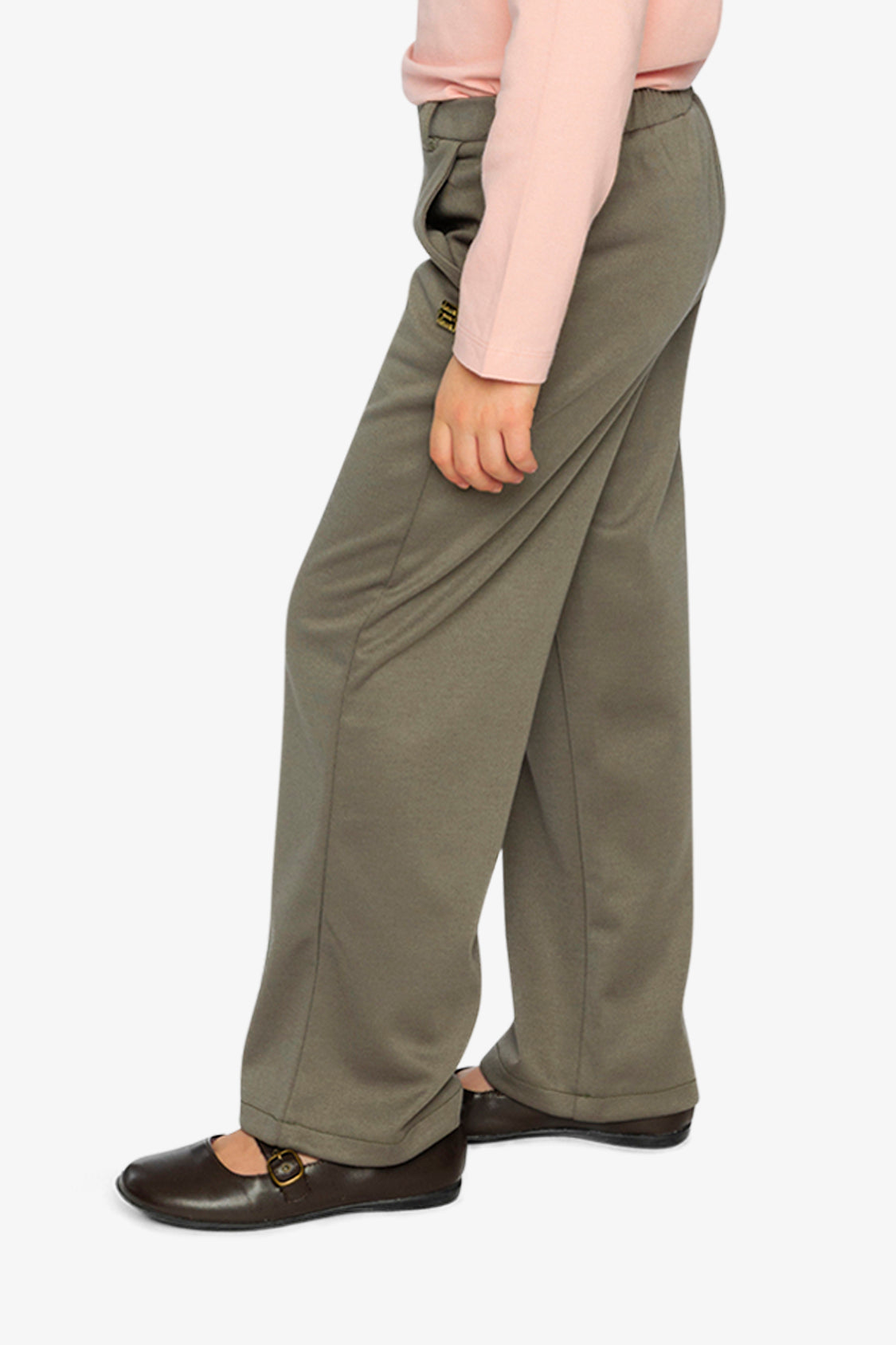 Flare Pants Sage Green-2