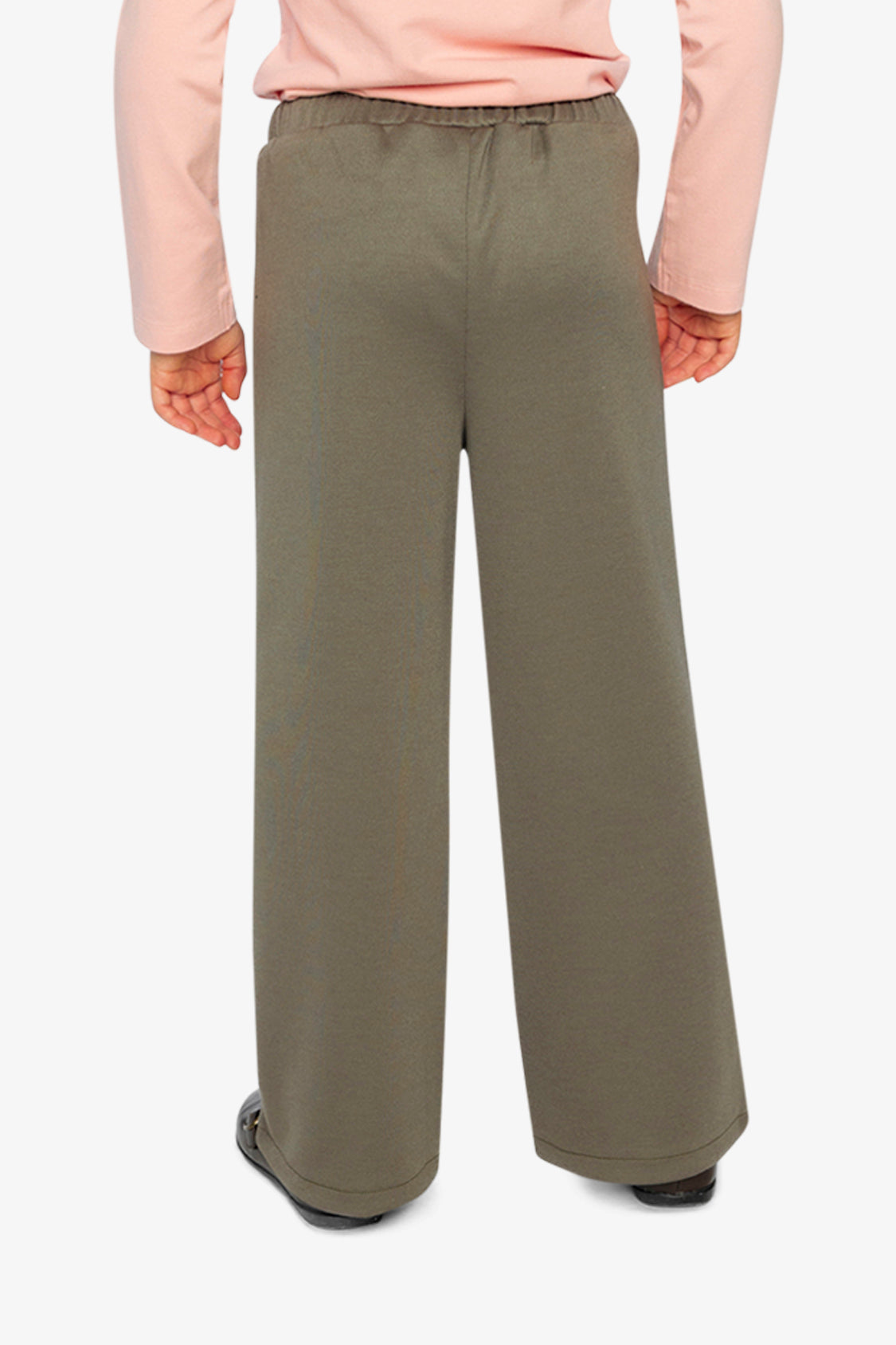 Flare Pants Sage Green-3