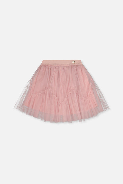 Mesh Skirt Pale Dusty Pink-0