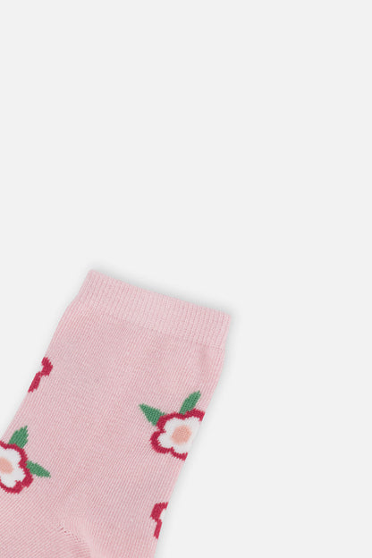 Socks Off-White And Pink-3