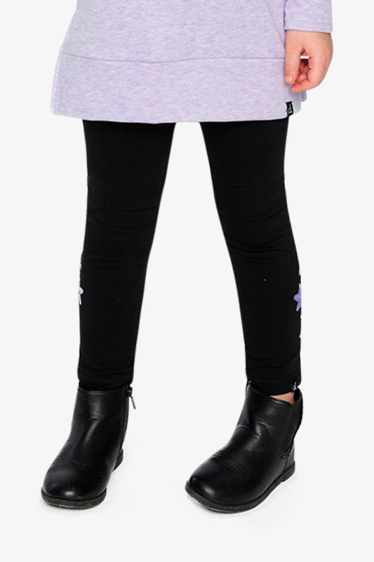Organic Cotton Jersey Leggings Black-1