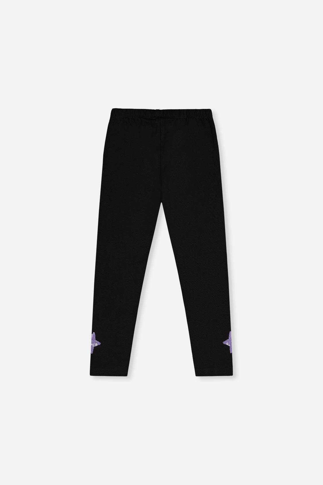 Organic Cotton Jersey Leggings Black-4