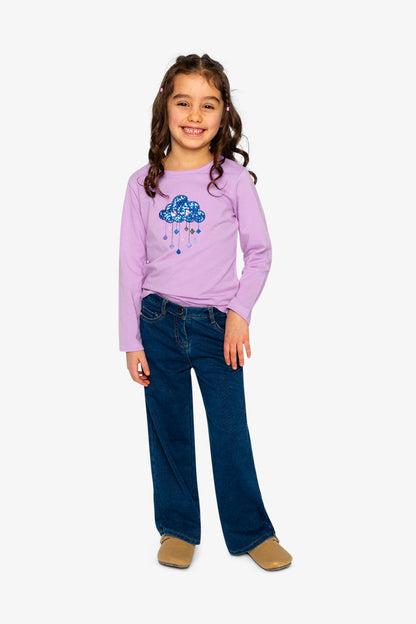 Organic Cotton Jersey T-Shirt Violet-4