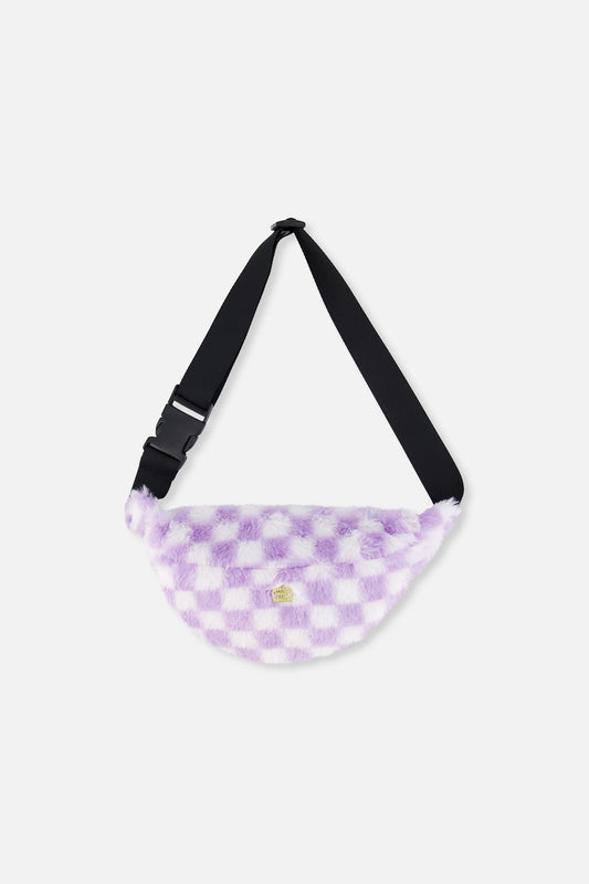 Fanny Bag Lilac And White Tiles-0