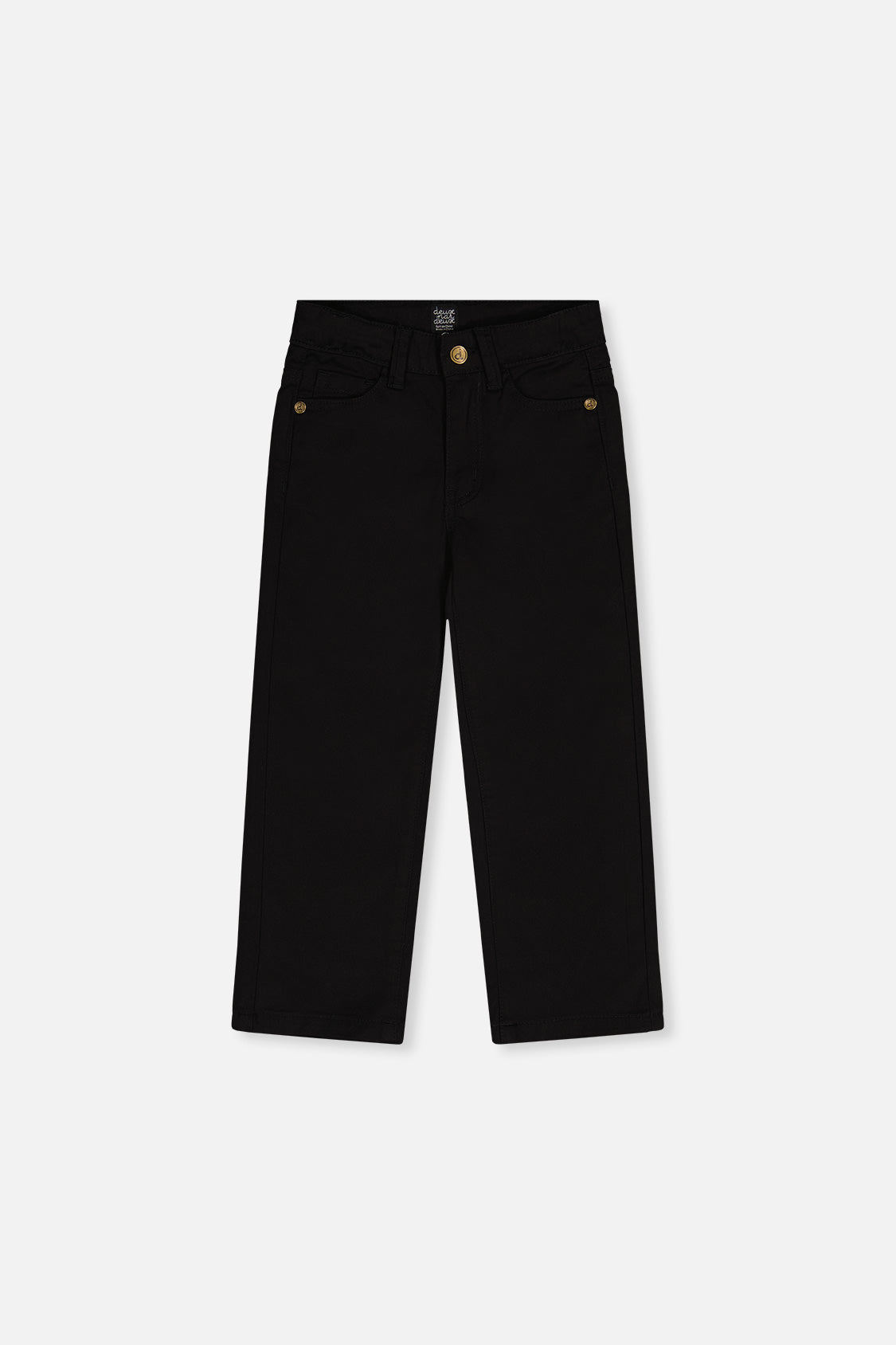 Stretch Denim Pants Black-0