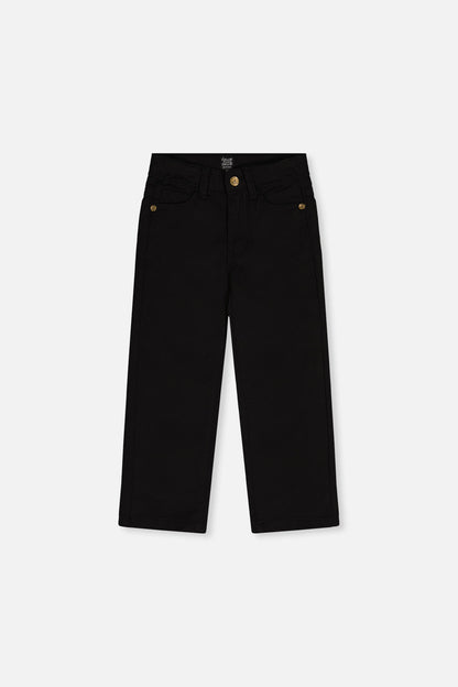 Stretch Denim Pants Black-0