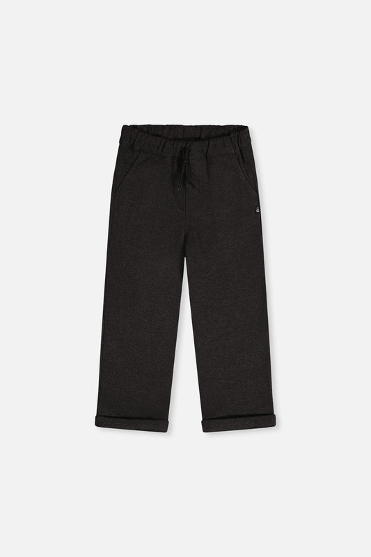 Stretch Twill Pants Black-0
