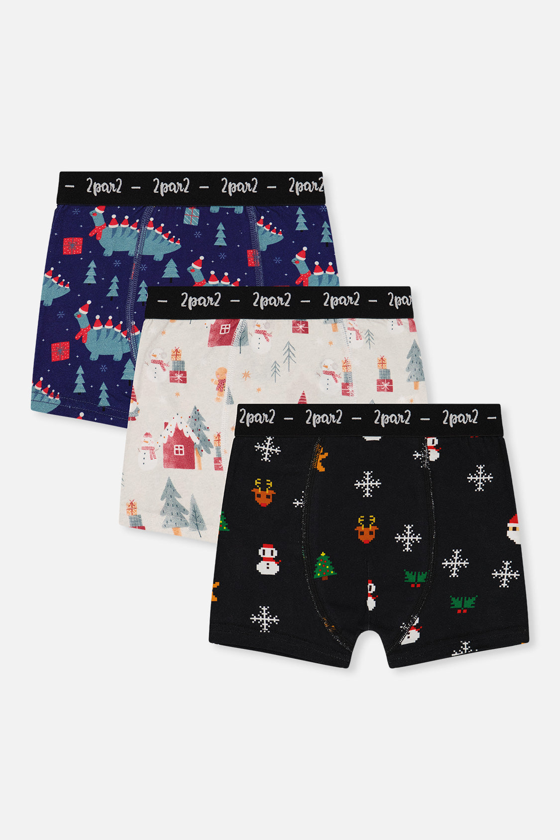 Boxer Pack Of 3 Holiday Prints-0