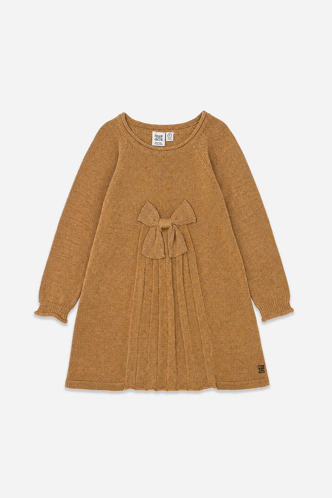 Knitted Dress Brown Cinnamon-0