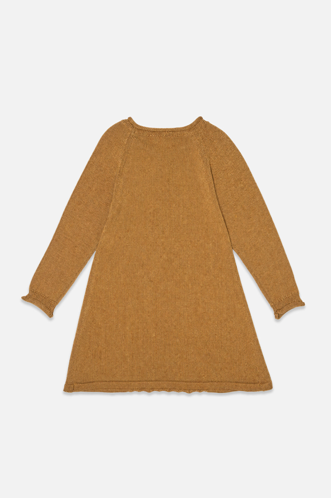 Knitted Dress Brown Cinnamon-2