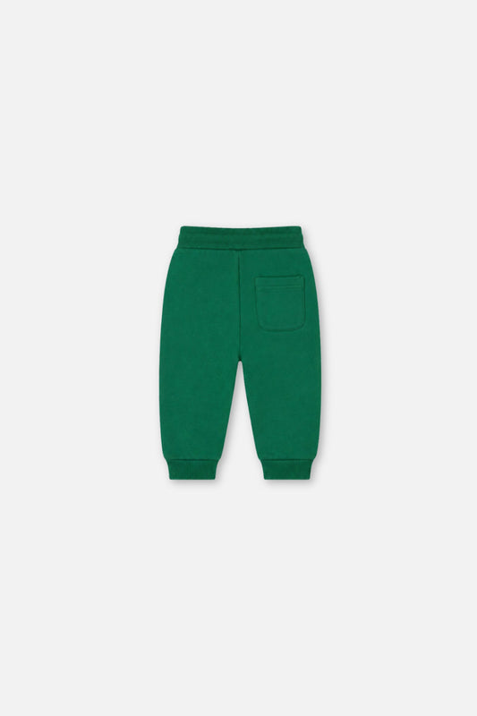 Baby Fleece Sweatpants Green-1