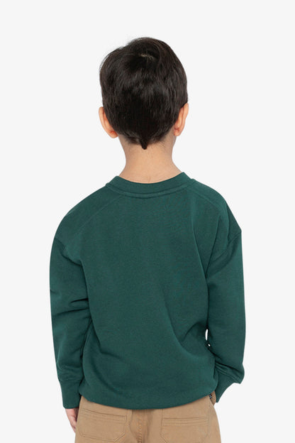 Fleece Sweatshirt Green Forest-3