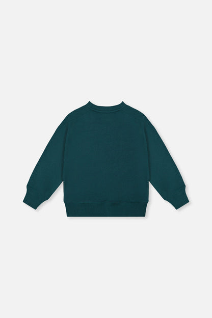 Fleece Sweatshirt Green Forest-2