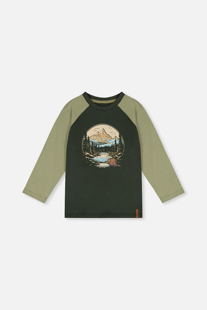 Raglan T-Shirt Dark Turquoise-0