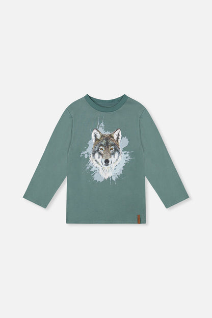 Long Sleeve T-Shirt Turquoise-0