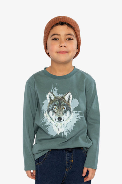 Long Sleeve T-Shirt Turquoise-1