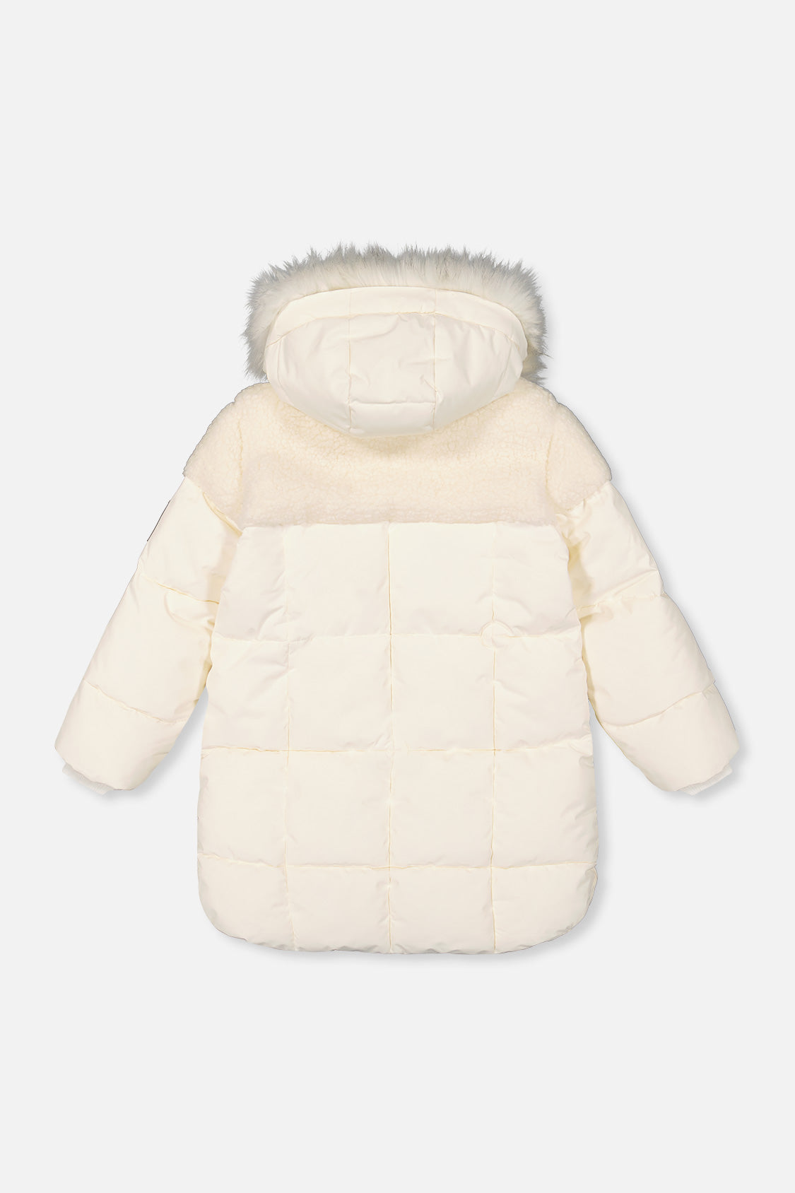 Long Winter Puffer Coat Off-White-1