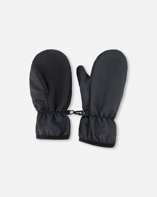 Baby Mid-Season Mittens Black-0
