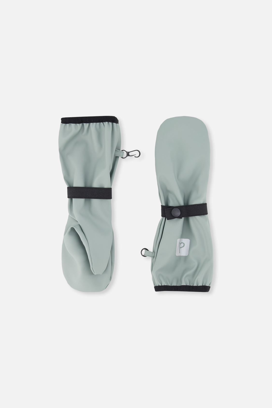 Baby Rain Mittens Sage Green-0