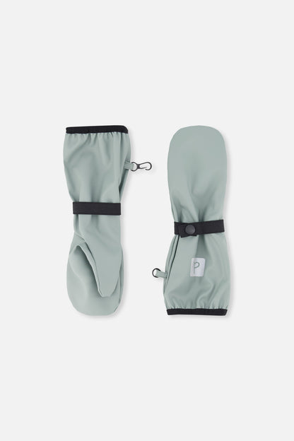 Baby Rain Mittens Sage Green-0