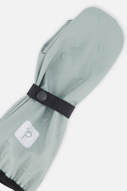 Baby Rain Mittens Sage Green-2