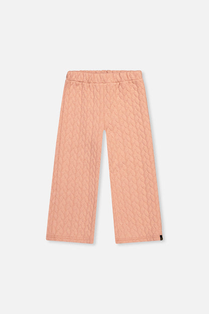 Wide Leg Jacquard Pants Pink-0