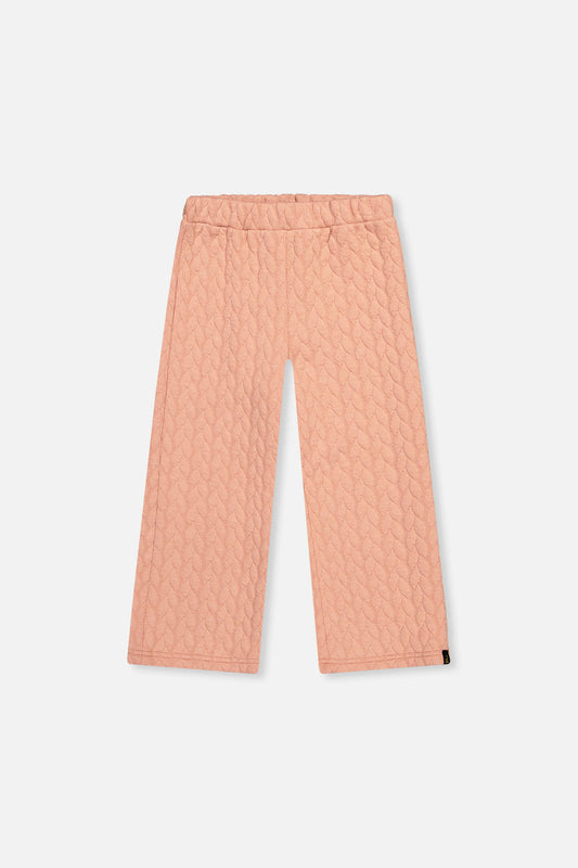 Wide Leg Jacquard Pants Pink-0