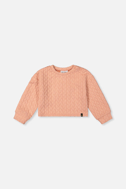 Jacquard Sweatshirt Pink-0