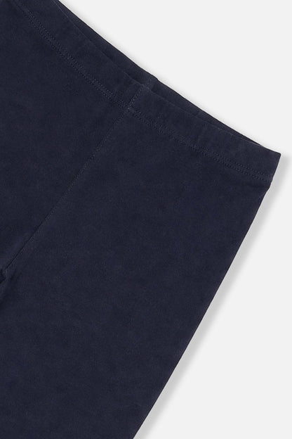 Baby Rib Leggings Dark Blue-2