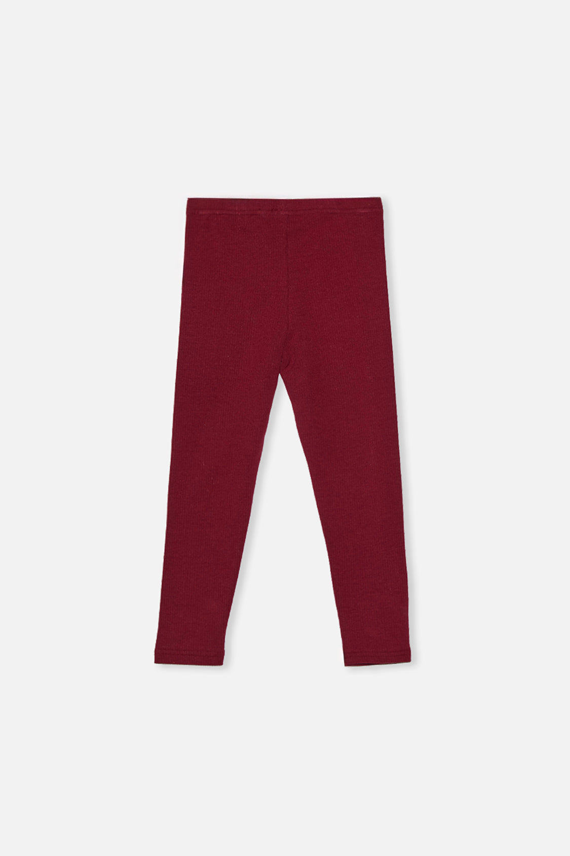 Baby Rib Leggings Reddish-Brown-1