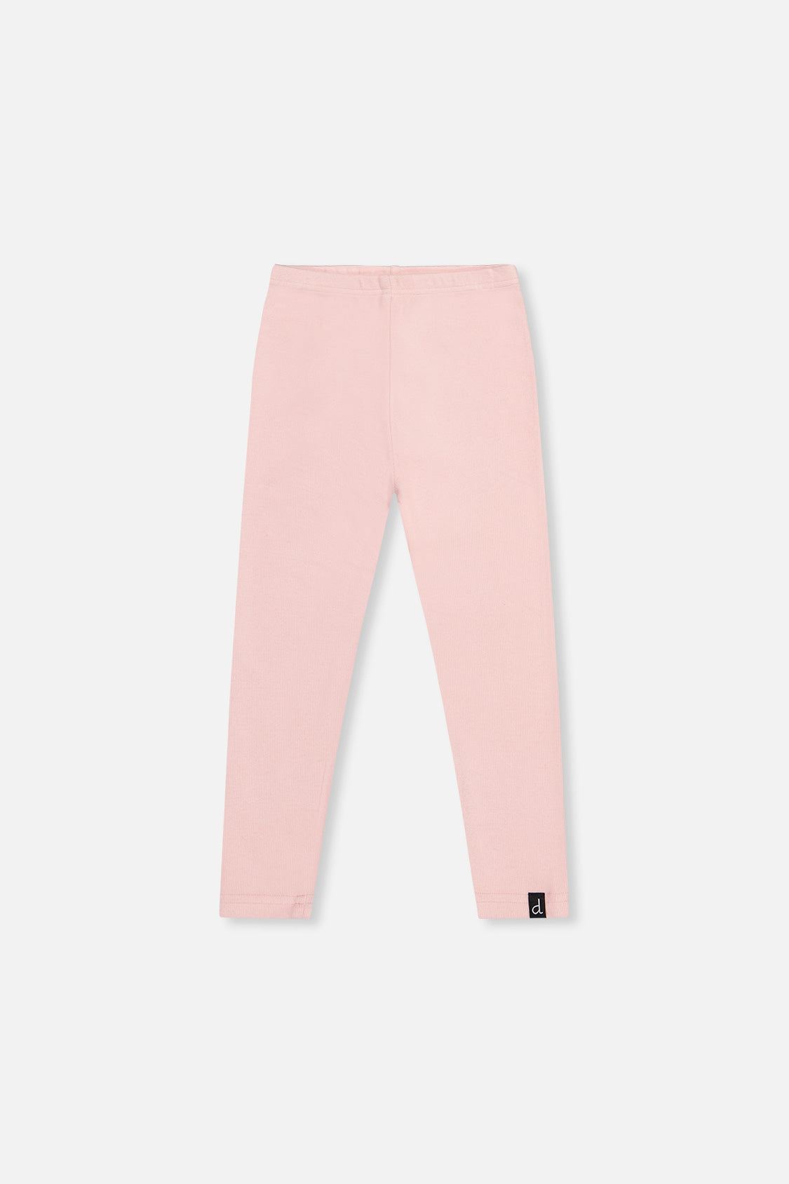 Rib Leggings Pale Dusty Pink-0