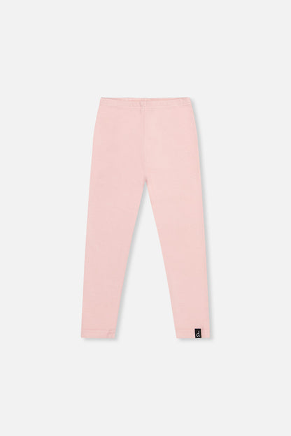 Rib Leggings Pale Dusty Pink-0