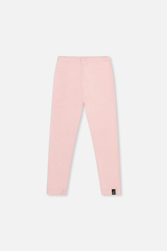 Rib Leggings Pale Dusty Pink-0