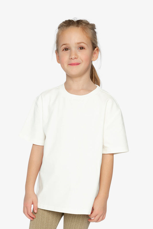 Heavy Jersey Wide Short Sleeve T-Shirt White-1