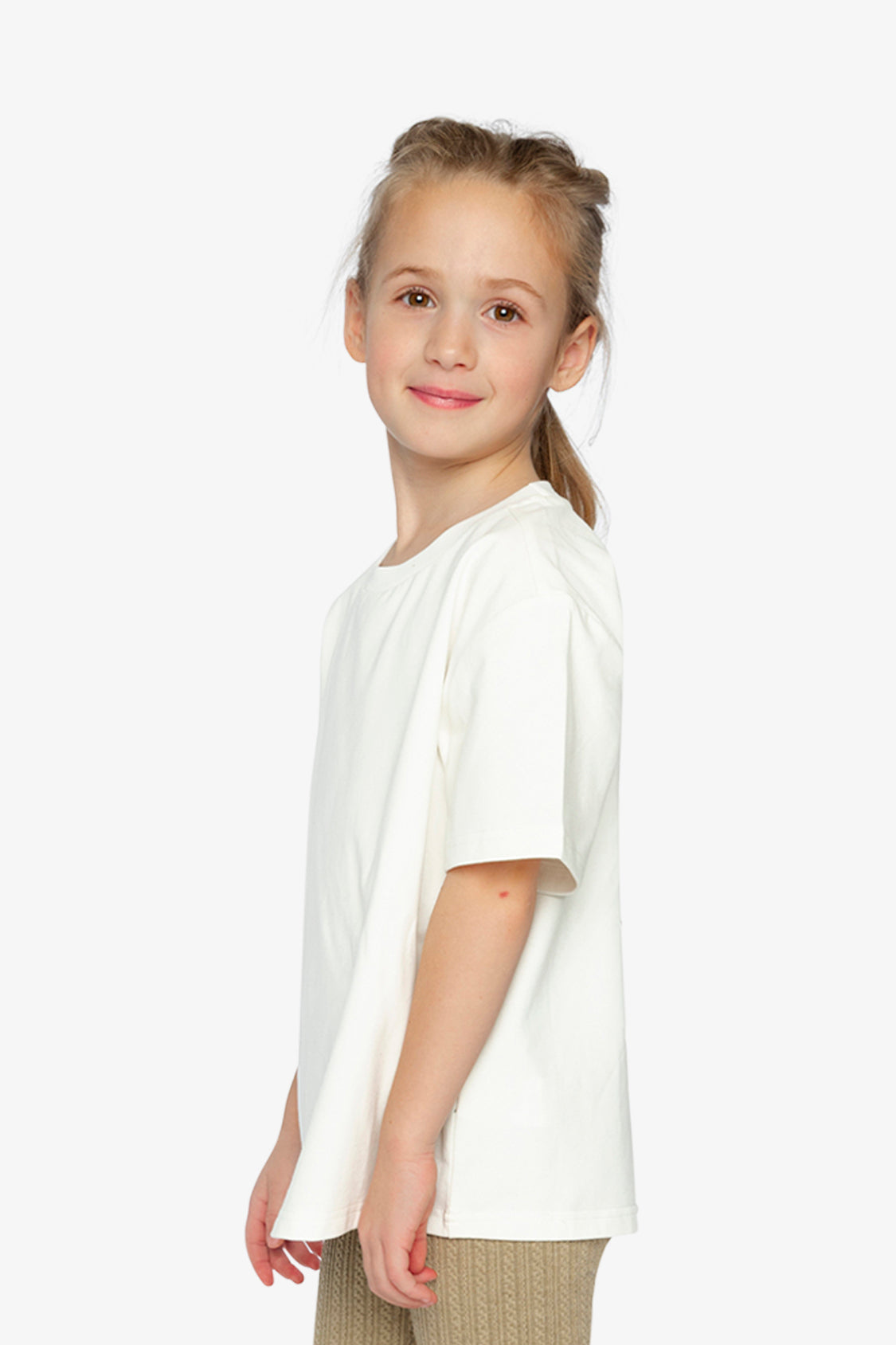 Heavy Jersey Wide Short Sleeve T-Shirt White-2