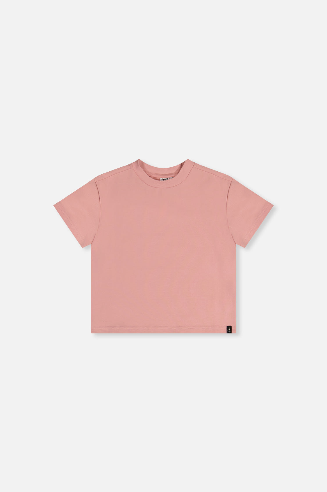Heavy Jersey Wide Short Sleeve T-Shirt Pink-0