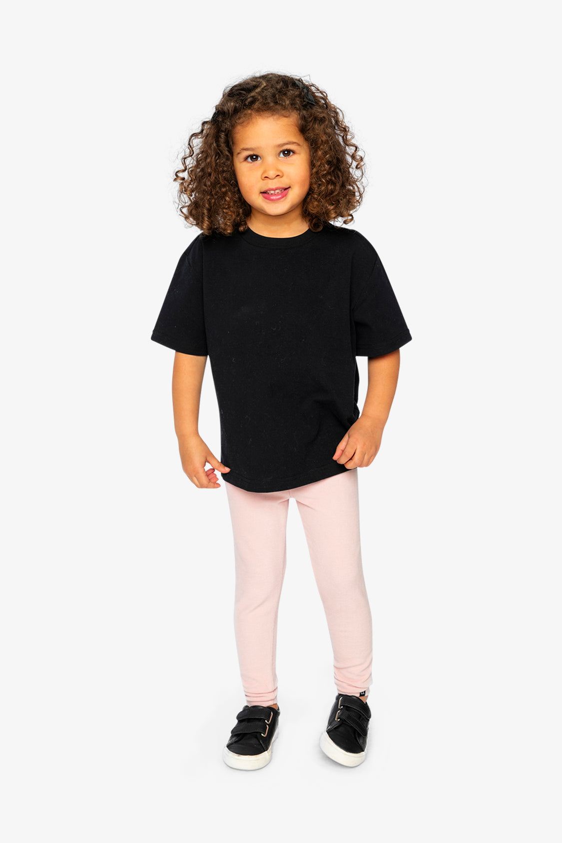 Heavy Jersey Wide Short Sleeve T-Shirt Black-4