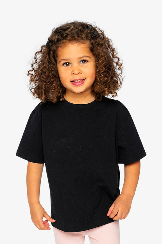 Heavy Jersey Wide Short Sleeve T-Shirt Black-1
