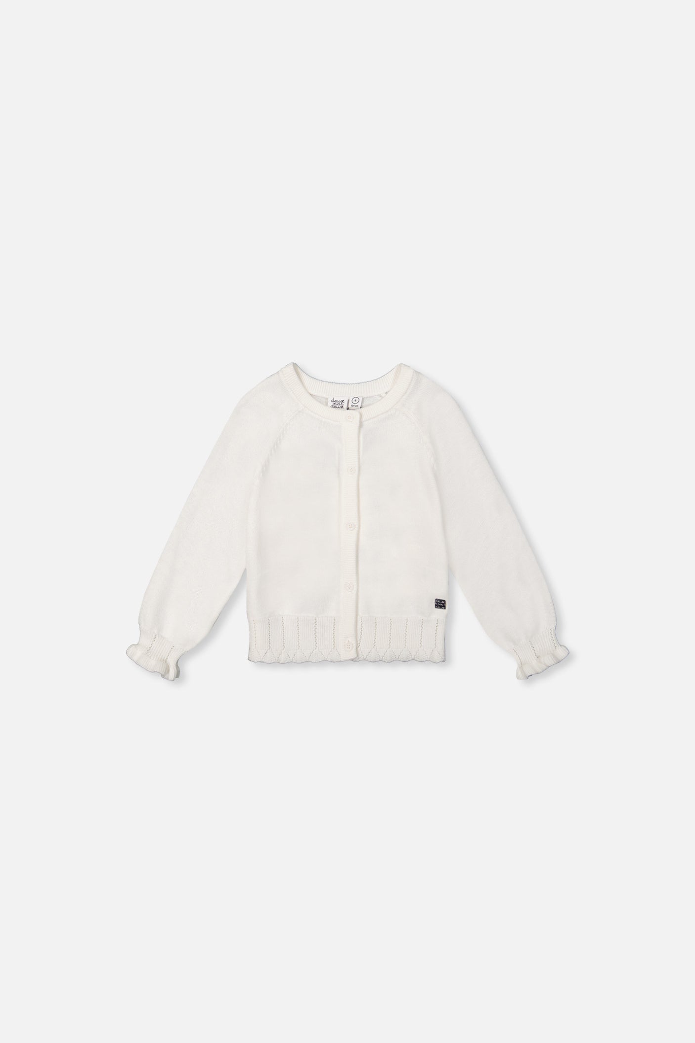 Baby Knit Cardigan Off-White-0
