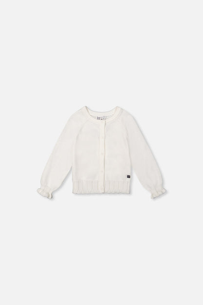 Baby Knit Cardigan Off-White-0