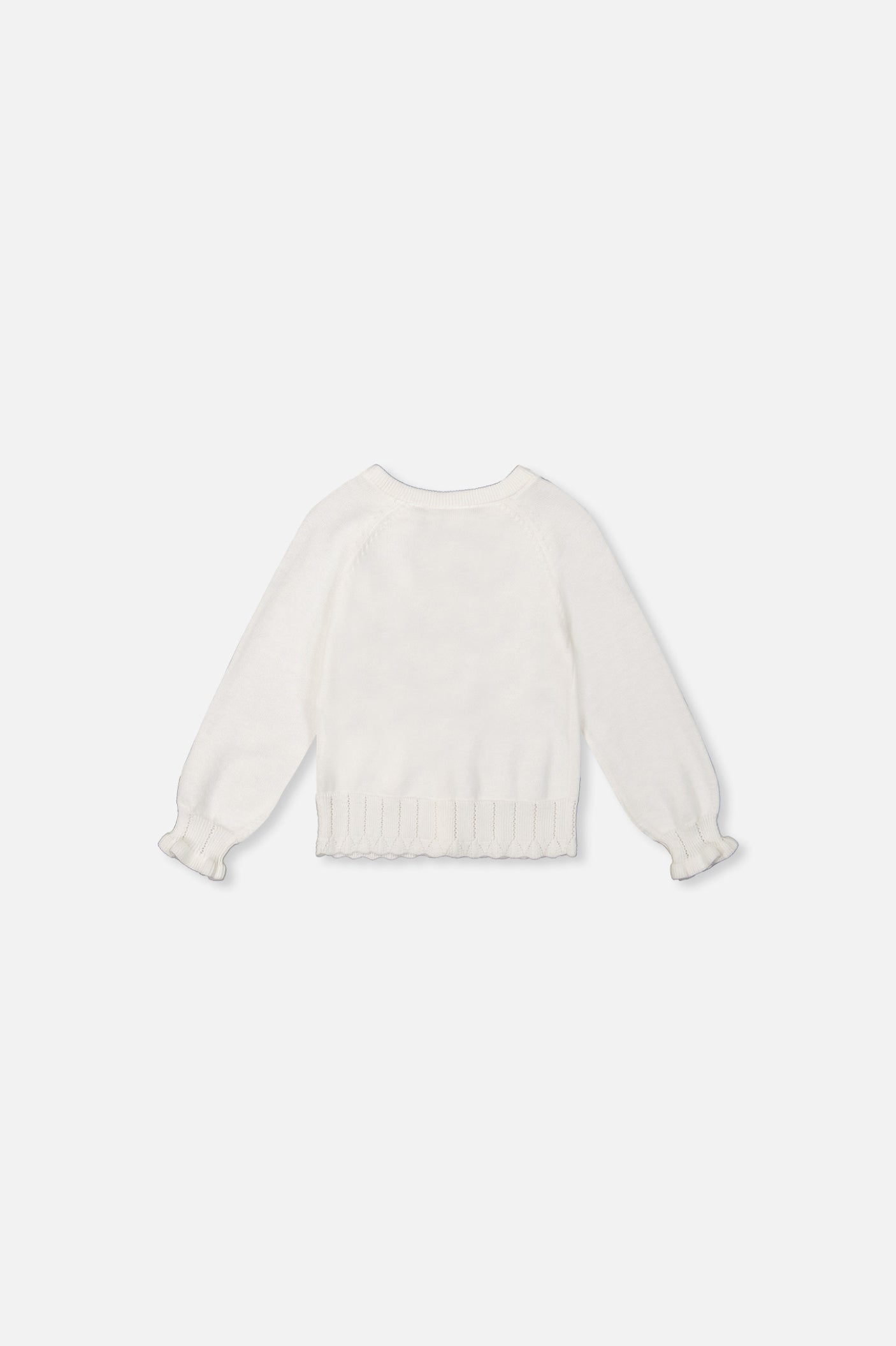 Baby Knit Cardigan Off-White-1
