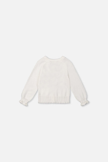 Baby Knit Cardigan Off-White-1