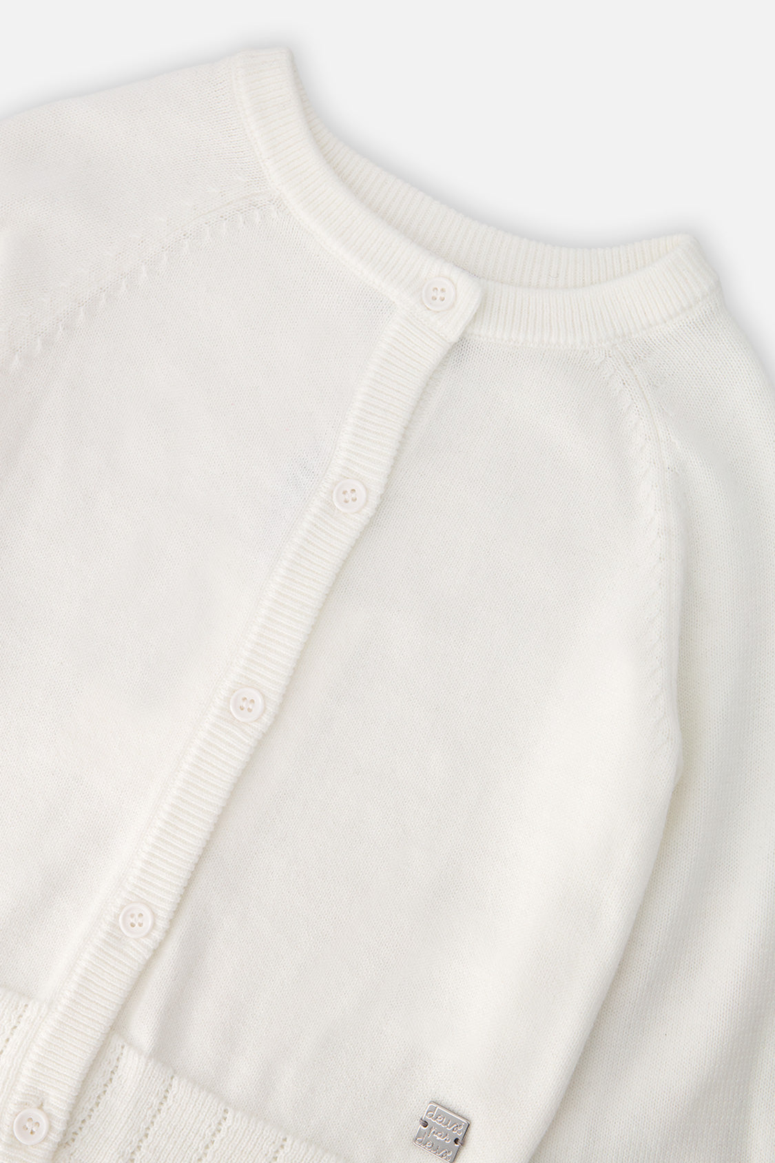 Baby Knit Cardigan Off-White-2