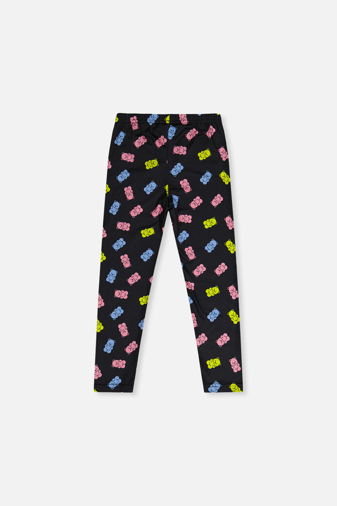 Printed Leggings Black Printed Gummy Bears-4