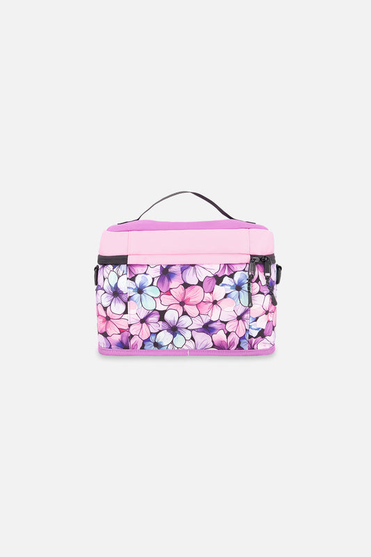 Lunch Box Black Floral Print-1