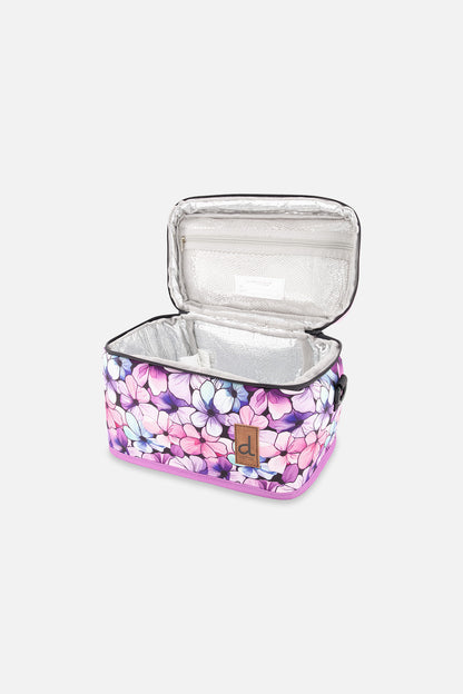 Lunch Box Black Floral Print-2