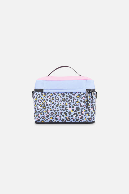 Lunch Box Blue Leopard Print-1