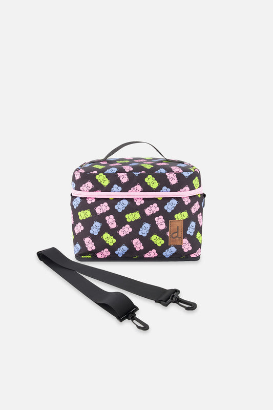 Lunch Box Black Printed Gummy Bears-0